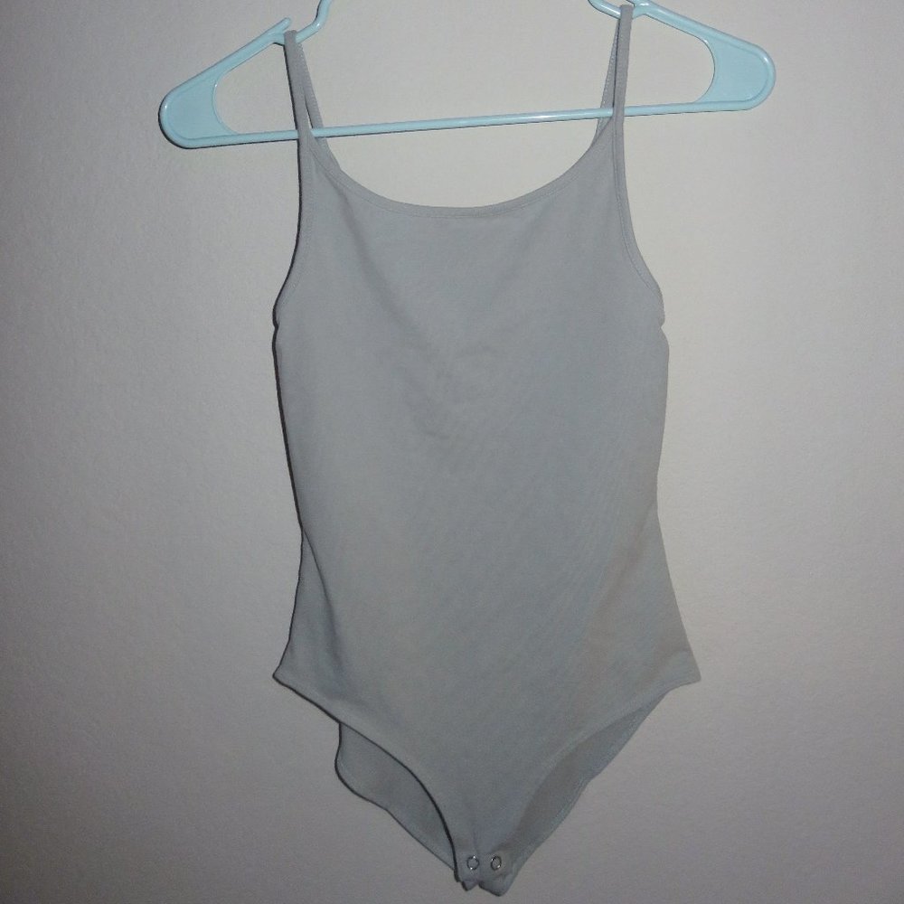 Forever 21 Grey/Blue Bodysuit - Picture 1 of 3